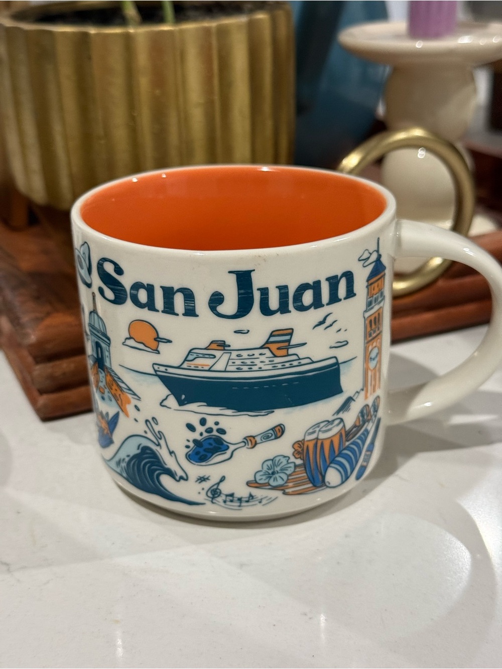 Starbucks San Juan Puerto Rico Been There Series Collection Coffee Mug NEW Witho